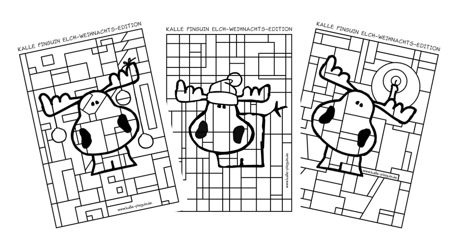 Kalle Pinguin Elch-Weihnachts-Edition