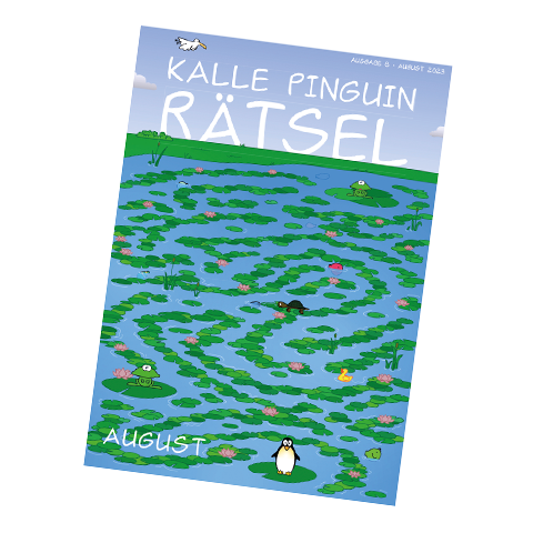 Kalle Pinguin Rätsel - August 2023