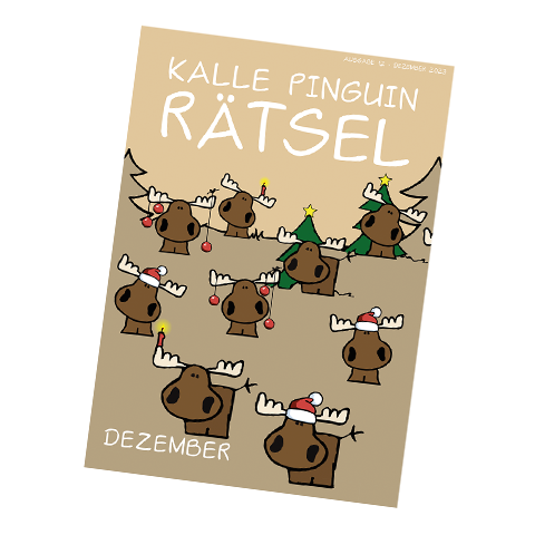 Kalle Pinguin Rätsel - Dezember 2023