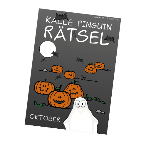 Kalle Pinguin Rätsel - Oktober 2024