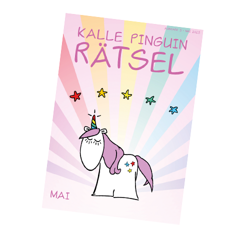 Kalle Pinguin Rätsel - Mai 2025