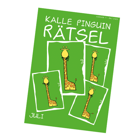 Kalle Pinguin Rätsel - Juli 2025