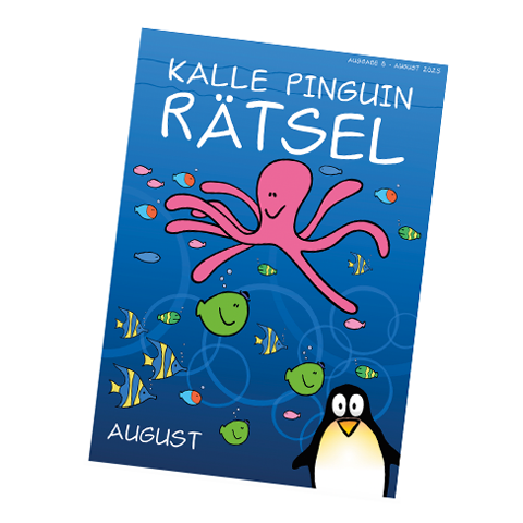 Kalle Pinguin Rätsel - August 2025