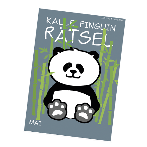 Kalle Pinguin Rätsel Heft Mai 2026