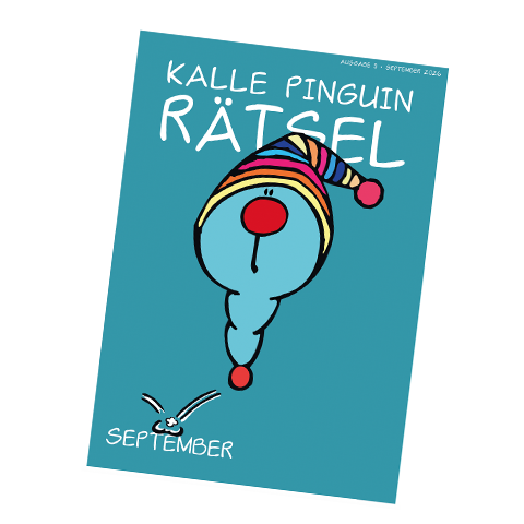 Kalle Pinguin Rätsel Heft September 2026